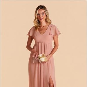 Birdy Grey Dusty Rose Hannah Empire Bridesmaid Dress